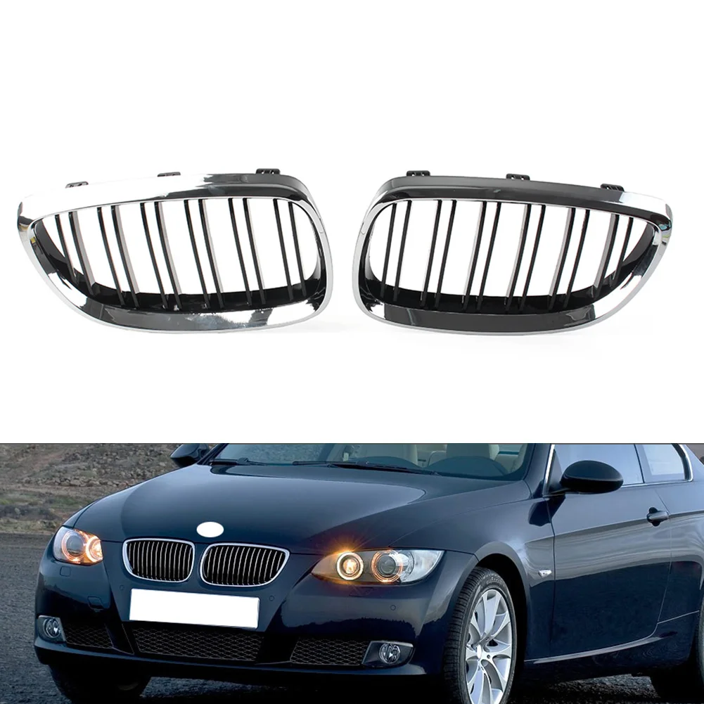 Car Front Kidney Grill Mesh Grille For BMW 3 Series E92 E93 2 Door 2006 2007 2008 2009 51137157277 51137157278