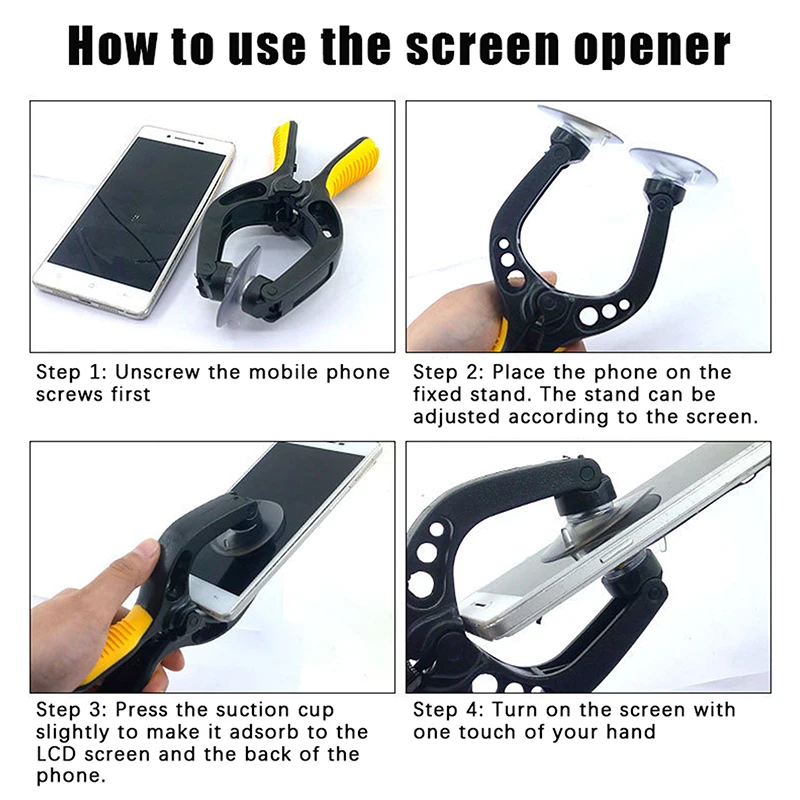 Mobile Phone and Tablet Repair Remove and Replace Screen Suction Tool Sucker LCD Screen Separator Opening Pliers