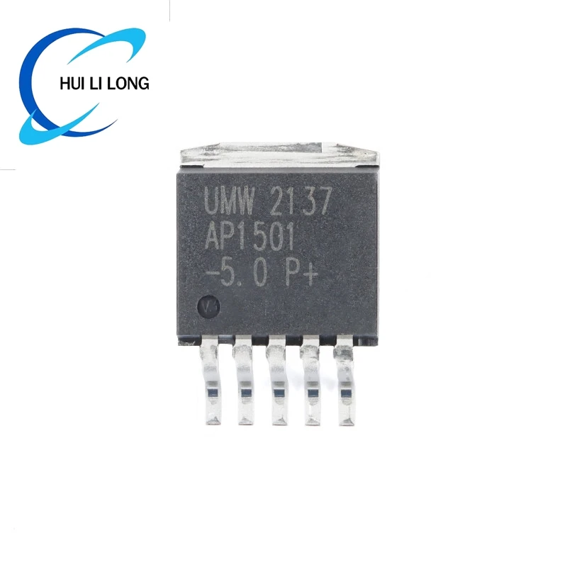 5pcs/lot AP1501 AP1501-5.0 AP1501-12 AP1501-ADJ TO-263 TO-263-5 PWM Step-Down Buck DC/DC Converter IC Chip