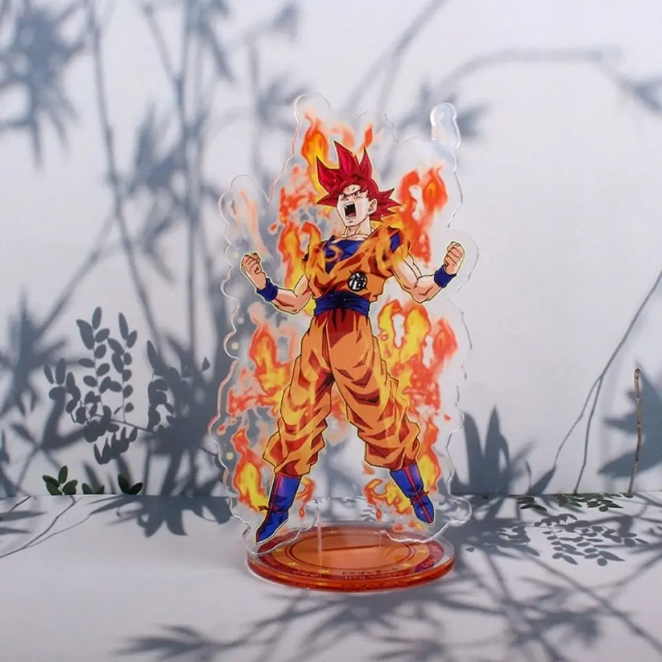 Dragon Ball Acrylic Stand Figure Son Goku Bejīta Yonsei Anime Peripheral Originality Delicate Desktop Ornament Comic Exhibition