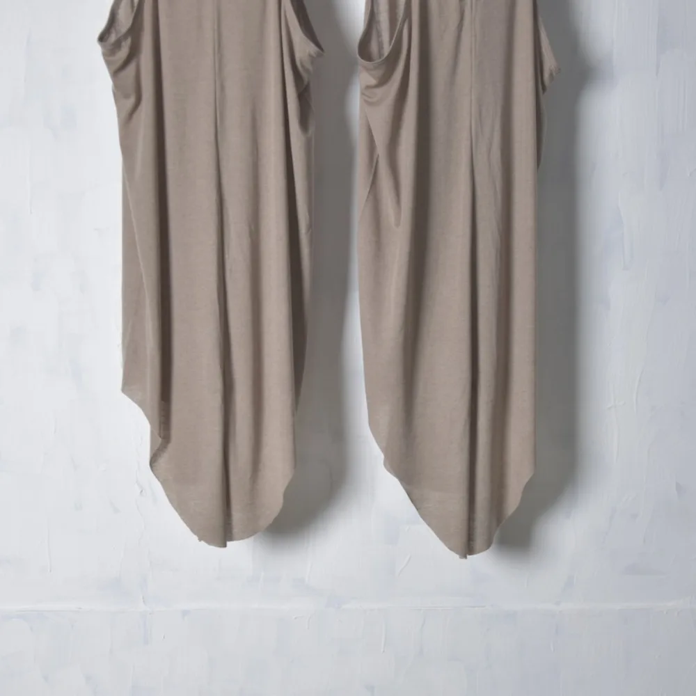 New 24RO Tanks Tops Trendy Wool Tailcoat Top Sleeveless Vest Summer Men's and Women's Elastic Semi Transparent Tees