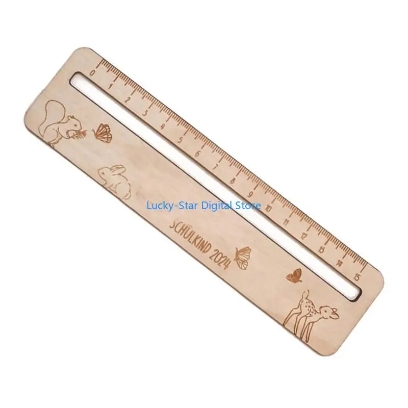 N7MC Drawing Ruler Classroom Learnings Aids Children Learning Ruler for Kid