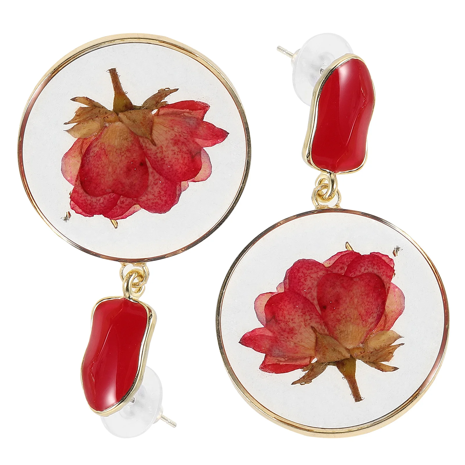 

1Pair Flower Earrings Women Stylish Comfortable Wear Long Time Small Mini Earrings for Women Birthday Gift Flower Earring