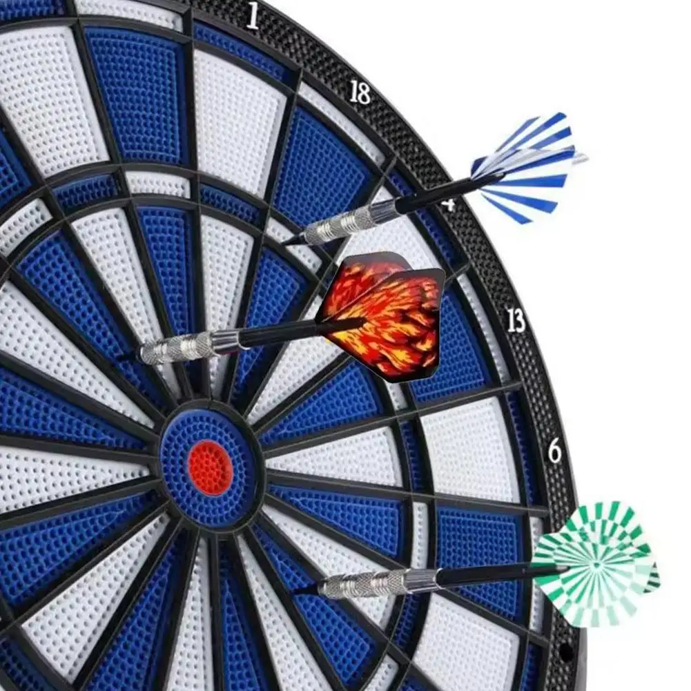 

18 Pcs/set Of Professional Darts Combination With Steel Tips And Improved Accuracy Suitable For Training And Competition G0H0