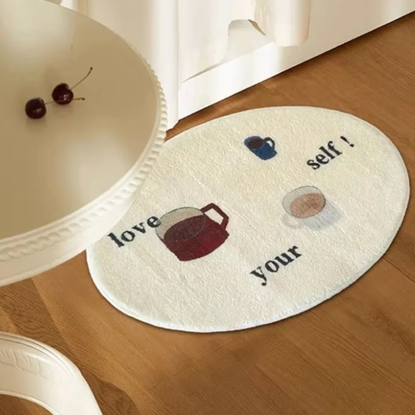 VIKAMA Nordic-Style Entrance Hall And Bathroom Floor Carpet, Soft To The Touch And Washable, a Cozy Home Decoration. view 2