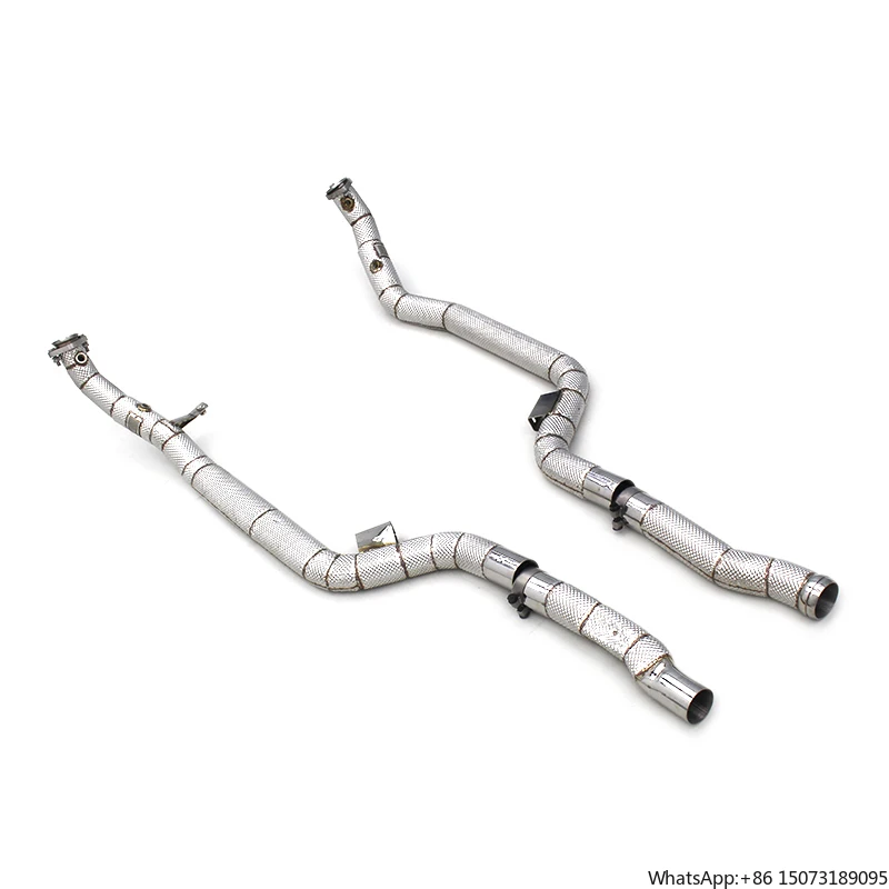 

Выхлопная труба Boska (даунпайп) для E63 W212 2007-2016 без катализатора (Catless Downpipe)