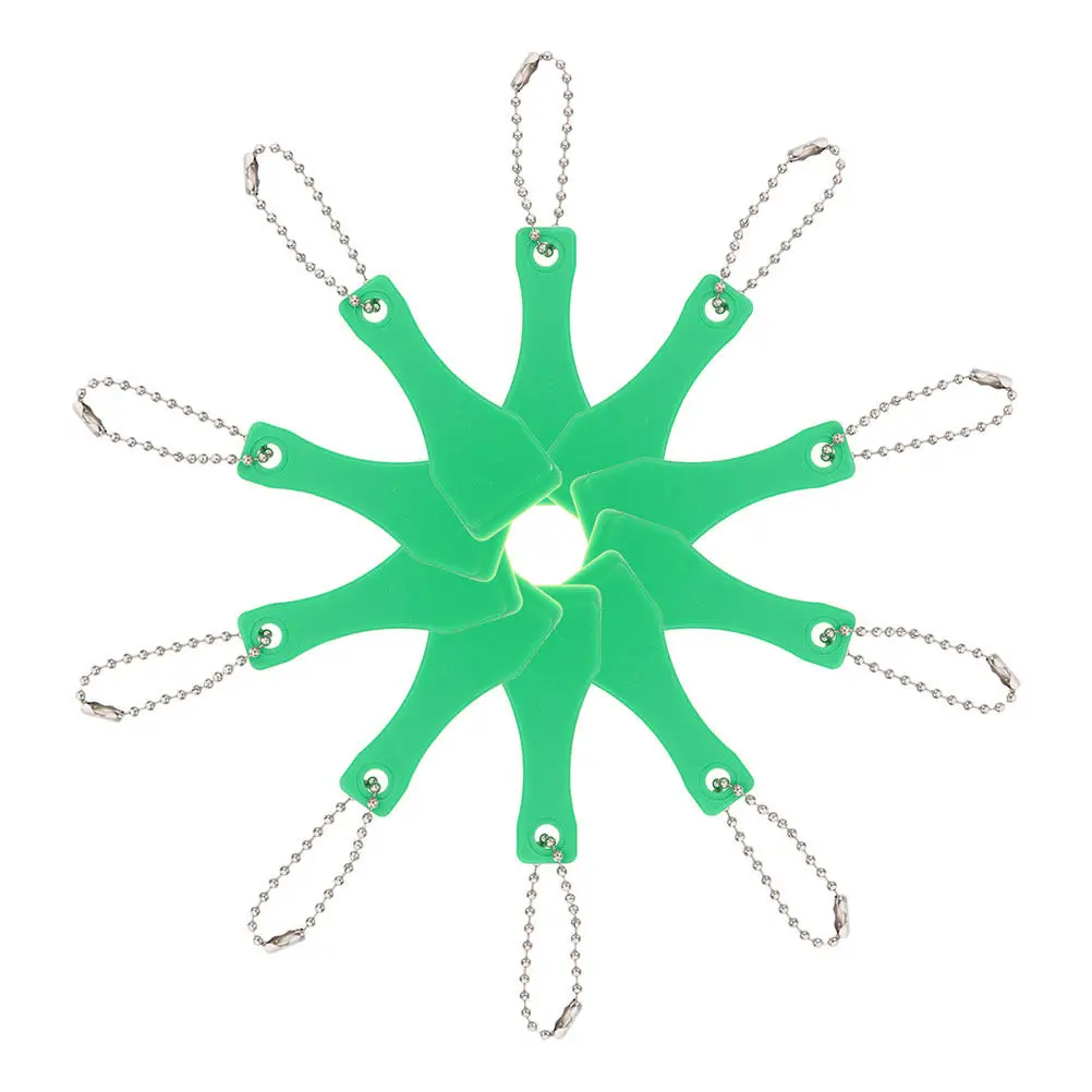20Pcs Lottery Ticket Scratcher Plastic Multi-Purpose Scraper Compact Keychain Ticket Scraper Tool for Labels Stickers and Film