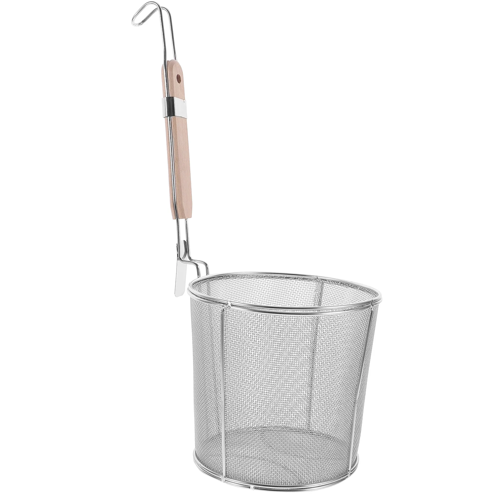 

Stainless Steel Noodle Fine Mesh Pasta Spoon Kitchen Cookware Colander Straining Basket Filtering Ladle Metal Strainer