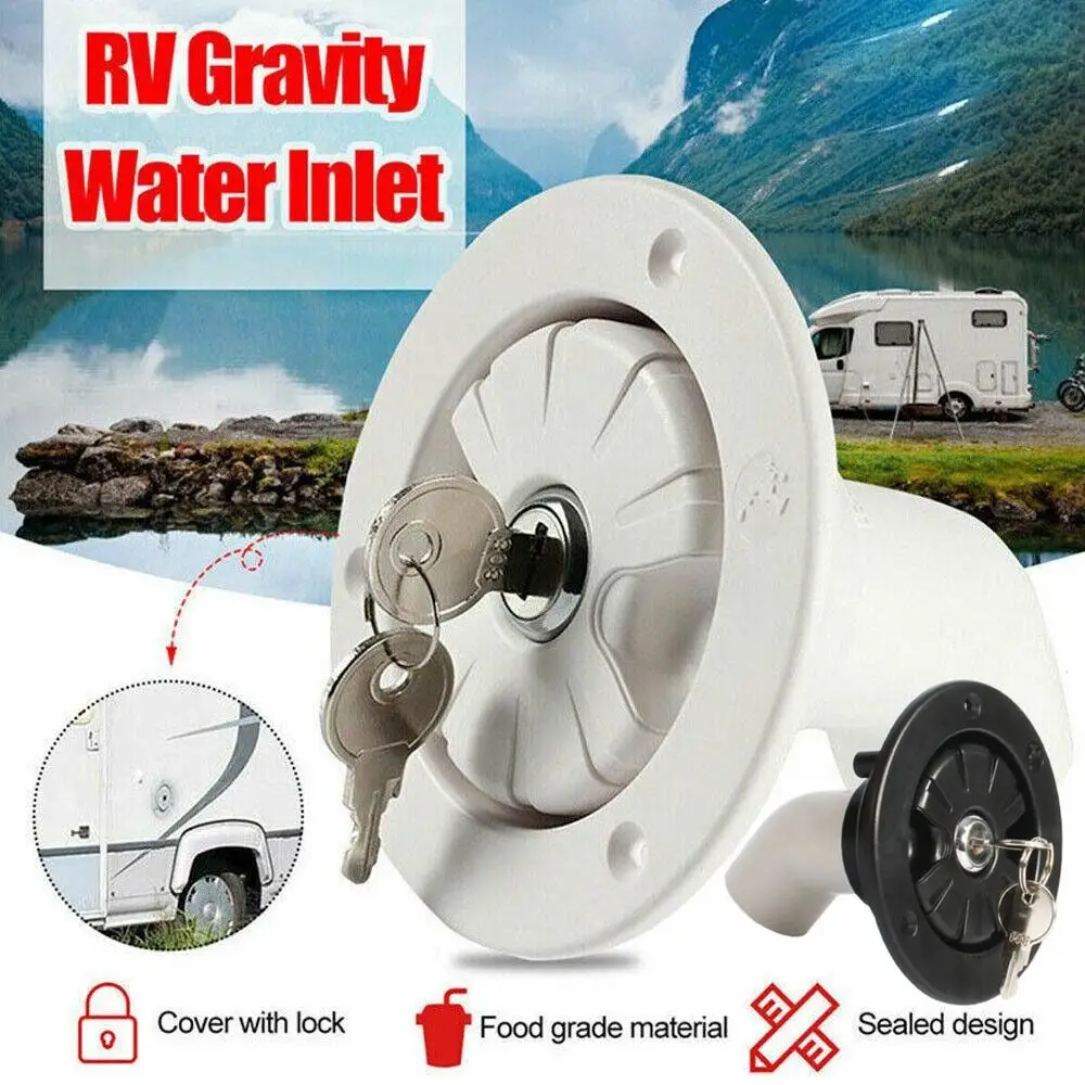 

Accessories Fresh Water Filling Locking Refueling Port Inlet Hatch Filler Cap Gravity Fresh Water Fill Hatch