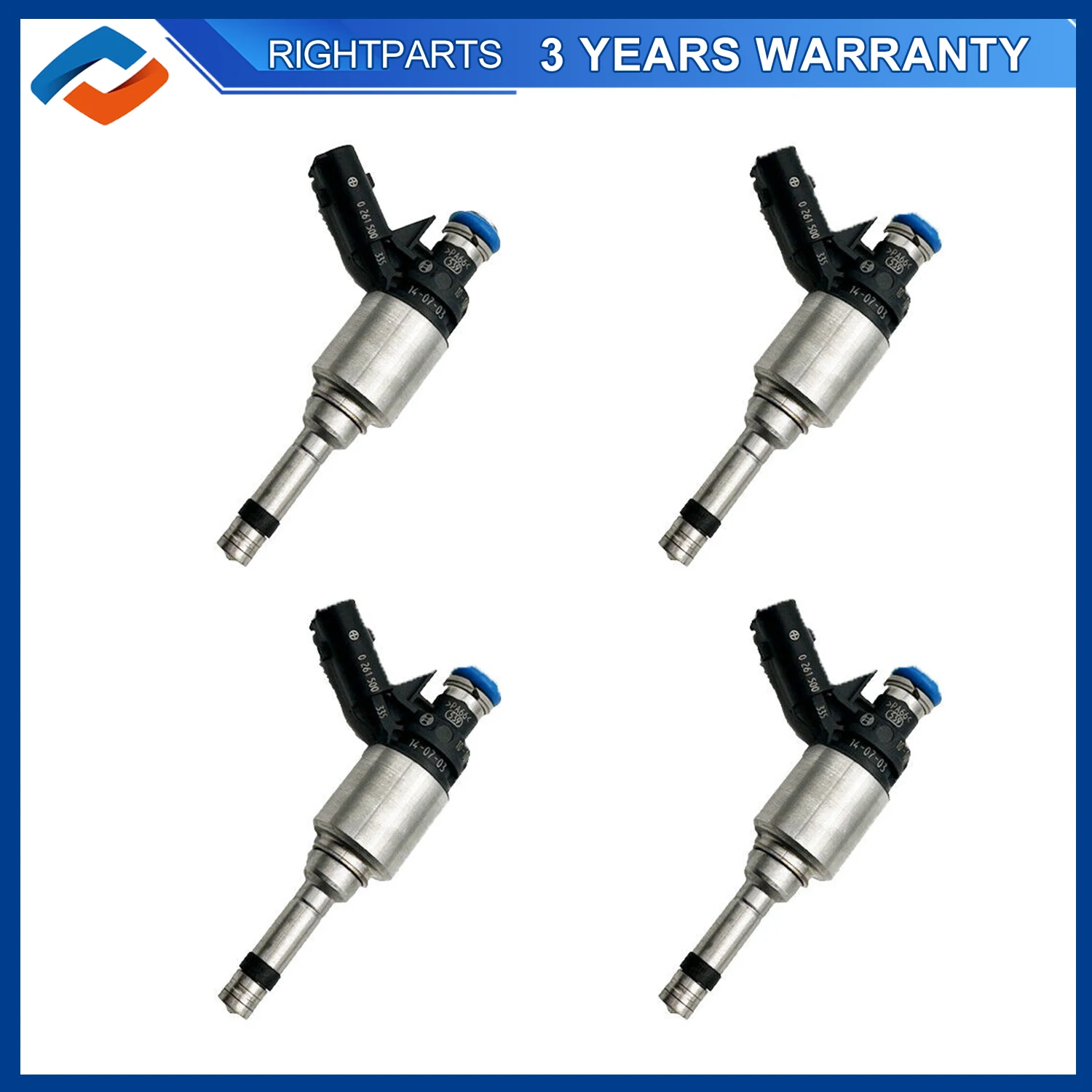 4PCS 35310-2E500 Fuel Injectors For Hyundai ELANTRA GT TUCSON KIA FORTE SOUL 2.0L 2014-2017 0261500094 353102E500