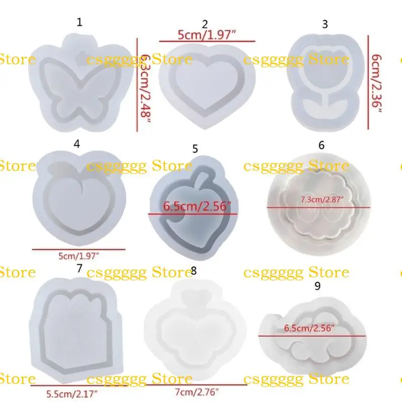 9hjk مفتاح سلسلة القلادة Quicks and Moulds إكسسوارات السيليكون العفن الحلي الرملية السائلة العفن أداة صنع المجوهرات العملية