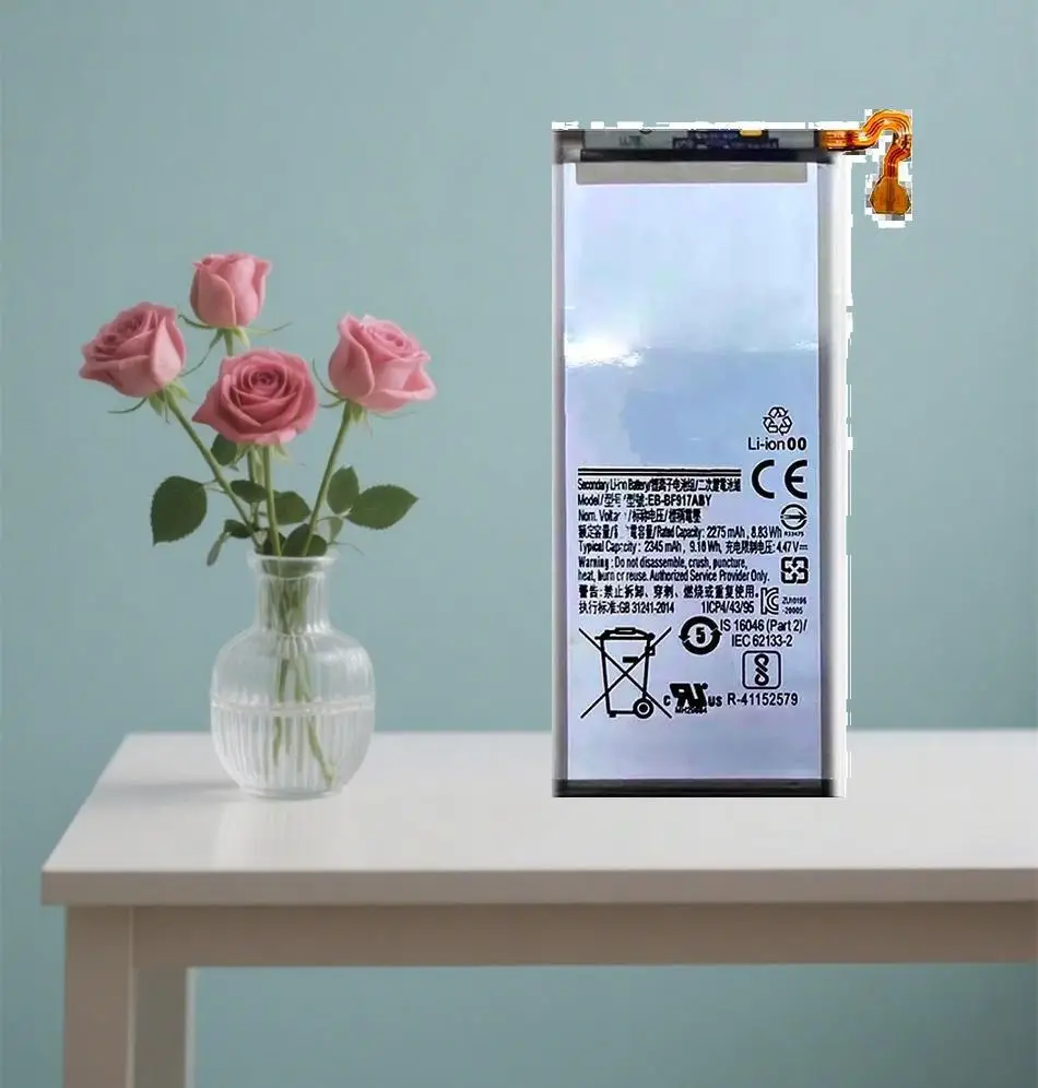 

Для Samsung Galaxy Z Fold 2 Fold2 5G SM-F916 аккумулятор мобильного телефона стабильный долговечный 2275 мАч EB-BF917ABY