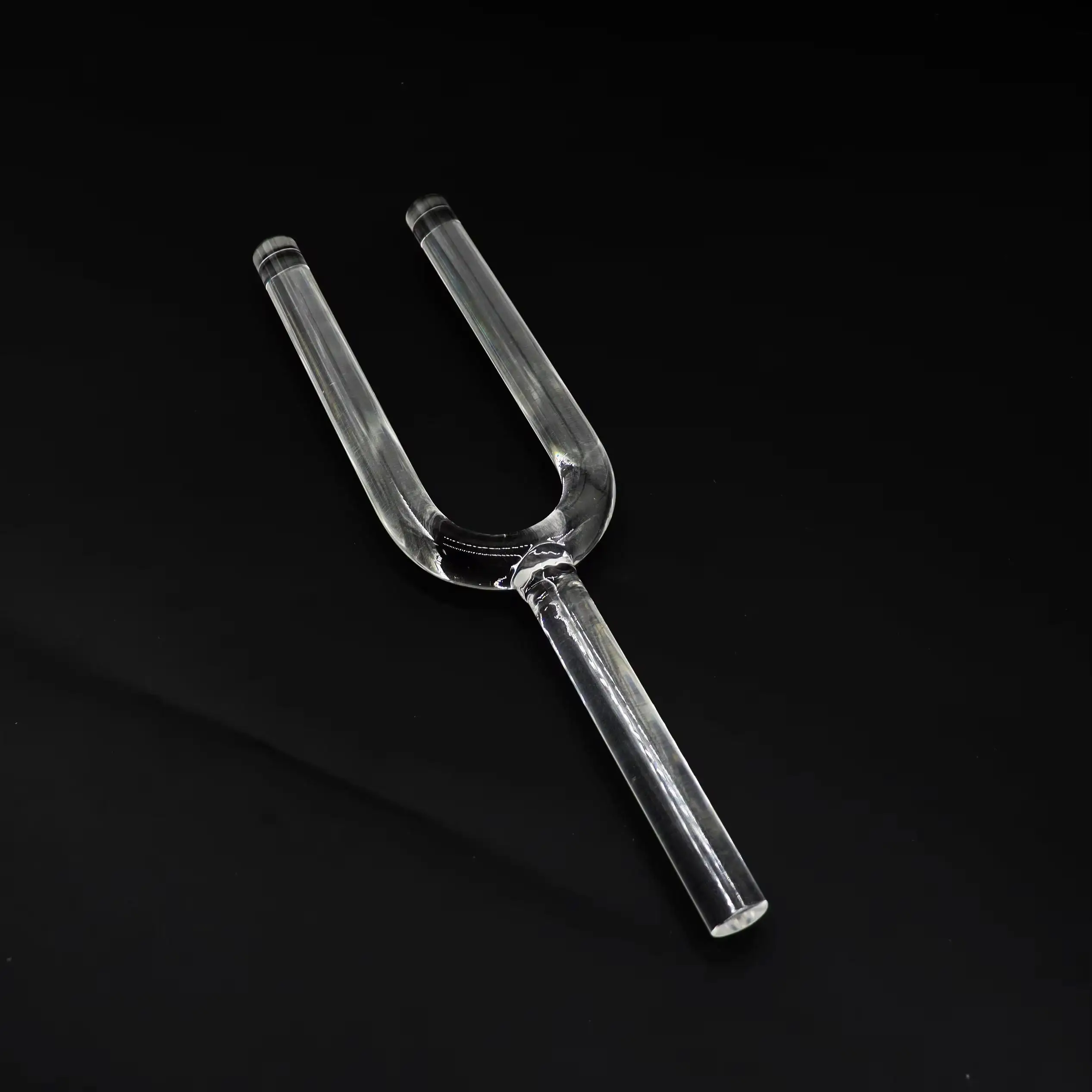 One Set 8pcs Octave Clear Quartz Crystal Singing Tuning Fork C D E F G B C5 Tone 10mm Diameter U-Bent Polished Welding Cutting