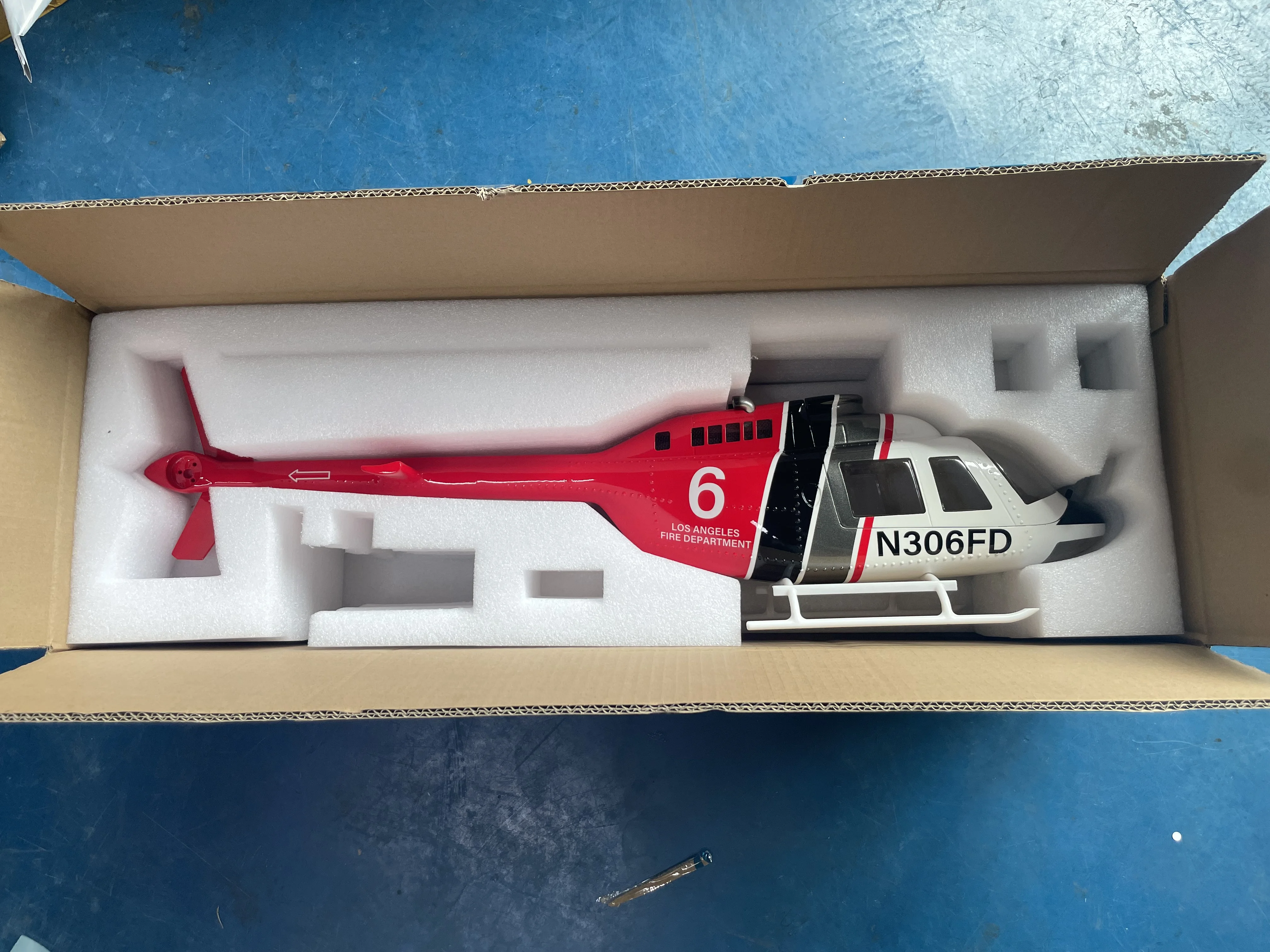 FLY WING Bell 206 Carrozzeria UH-1 Huey RC Elicottero Bell206 Tettuccio Pezzi di ricambio Accessori