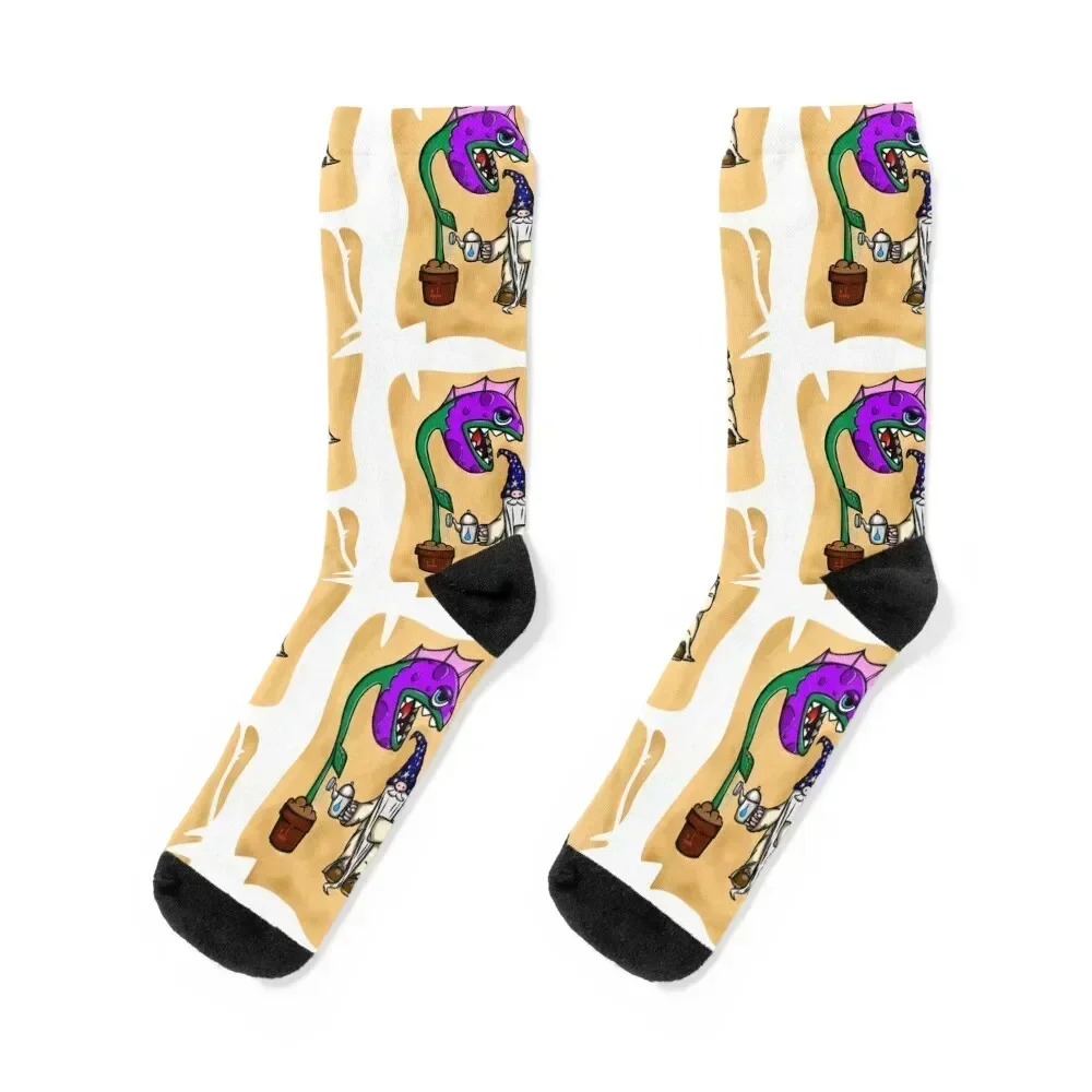 

t e n d i n g t o t h e p l a n s Socks hiphop with print winter cartoon Mens Socks Women's