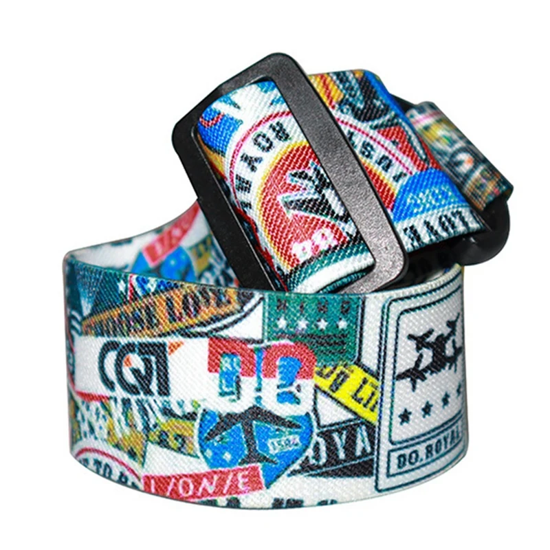 B39B-Suitable For FPV Video Glasses Graffiti Color Headband Fixed Strap