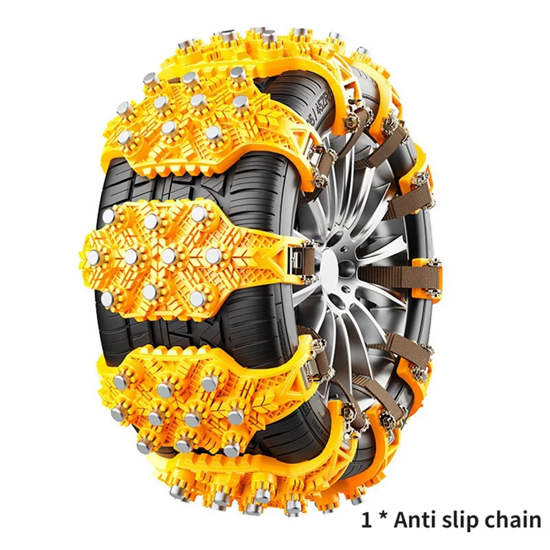 Non-Slip TPU Tire Chains For Safe Driving - Durable, Universal Fit Anti-Skid Chain For All Weather Conditions
