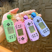 31 Style Mini Classic Game Machine Keychain Children's Handheld Retro Nostalgic Game Console With Keyring Video Game Keyfob Gift