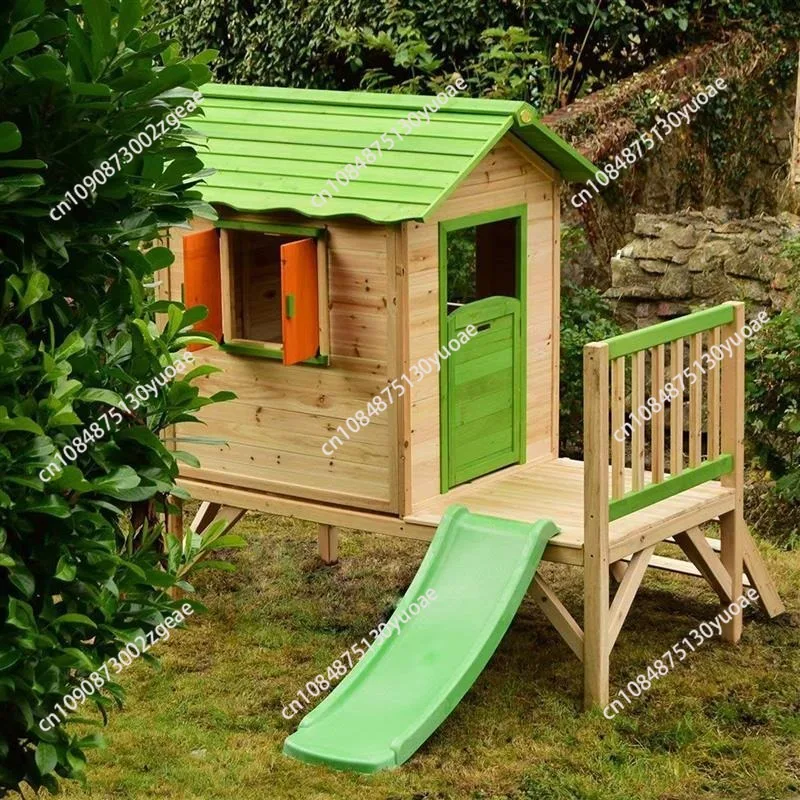 Outdoor movable assembly homestay European-style preservative wood courtyard garden small wooden house