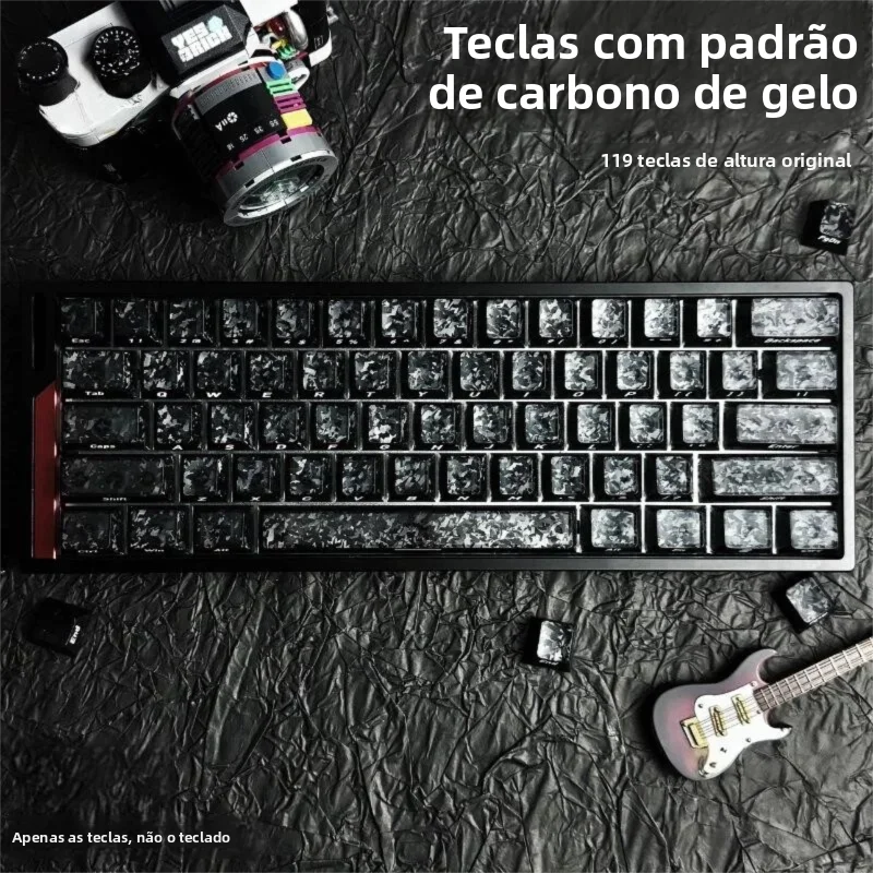 keycaps-in-fibra-di-carbonio-effetto-ghiaccio-119-tasti-trasparenti-con-incisione-laterale-compatibili-cherry-mx-per-tastiere-meccaniche-regalo-per-appassionati-di-gaming-e-modifiche-fai-da-te