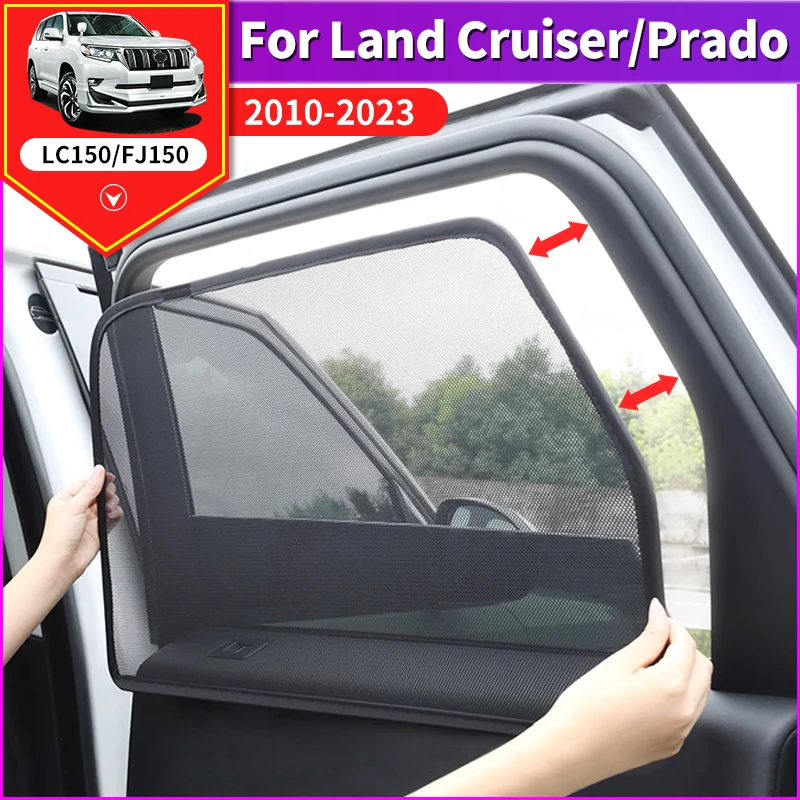 

For Toyota Land Cruiser Prado 150 LC150 FJ150 2010-2023 Tuning Interior Decoration Accessories Window Screen Windows Vent Visor