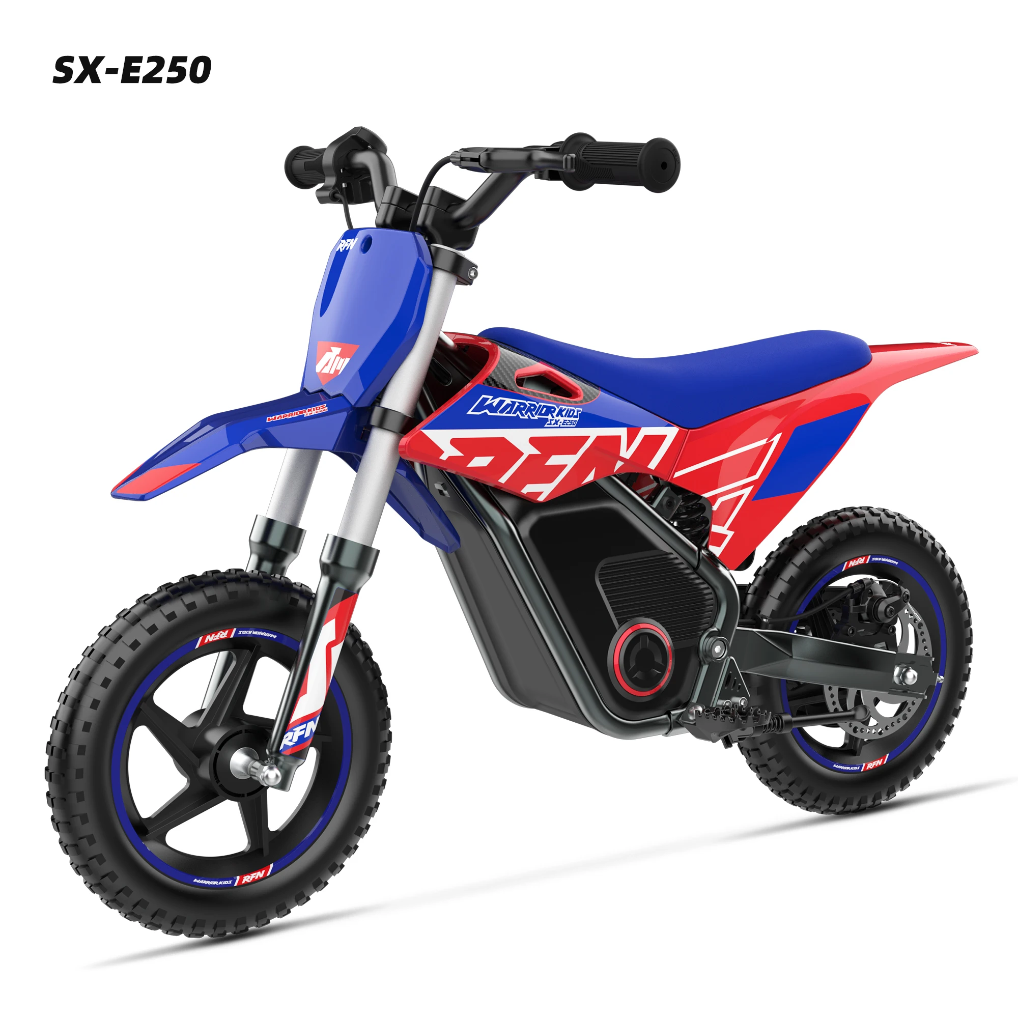 RFN E250 Kids Electric Dirt Bike For Kids 36V 400W | 3-Speed Long Range Off-Road Motorcycle 18km 11.2 Mile Ride for 3-6 Years
