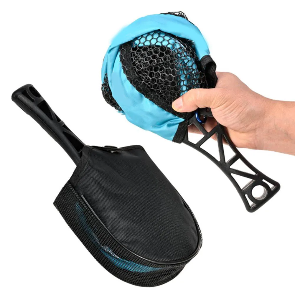 

Сетка с нейлоновым покрытием, складная рыболовная сеть 51*27 см, удобная ручка, дренажная воздухопроницаемость, простая в использовании, складная