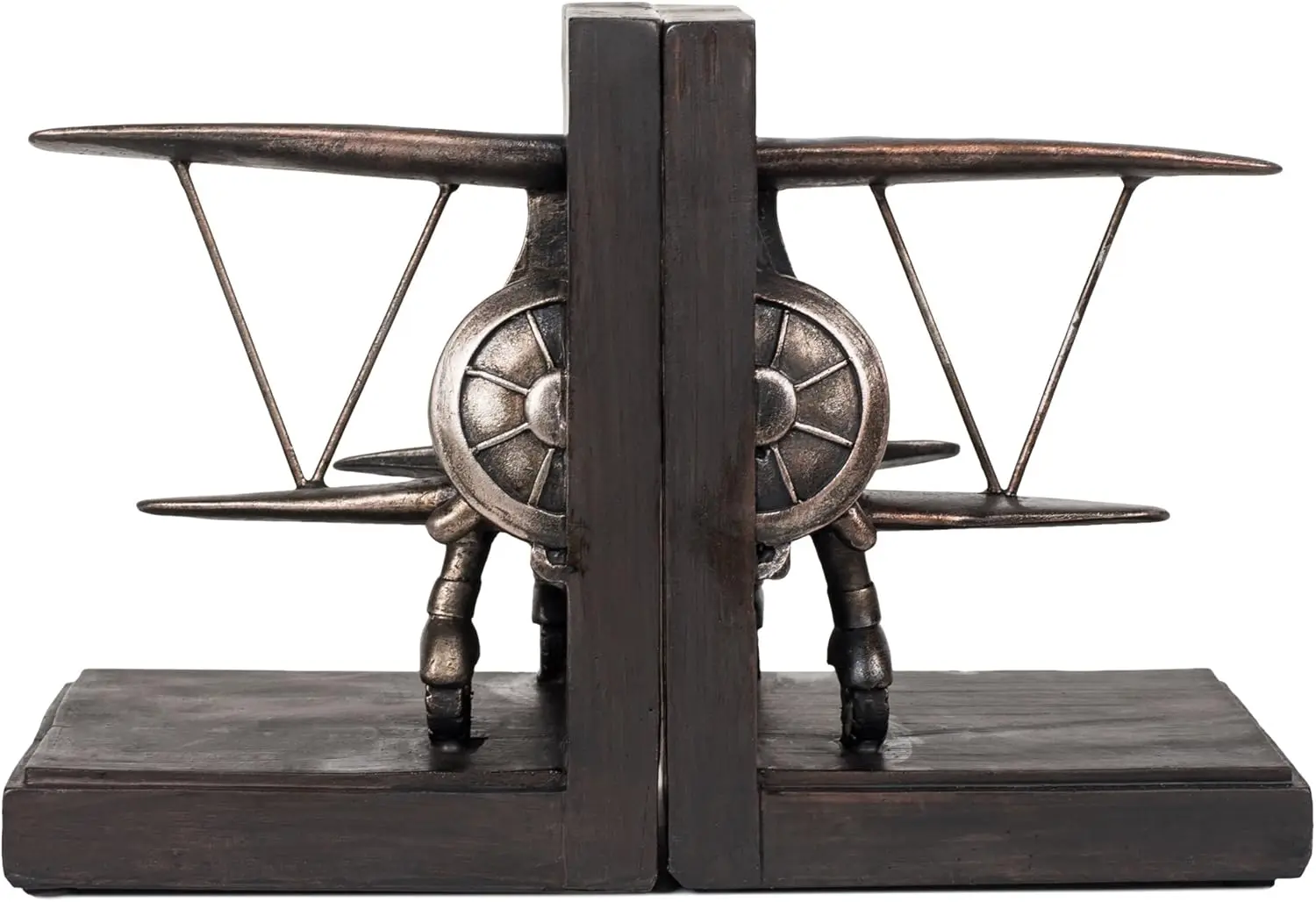 

Giftware Inc., Home Décor, Every Day Gifts, 7.75" H Airplane BOOKENDS,Religio , In rational, Durable (4x3x7)