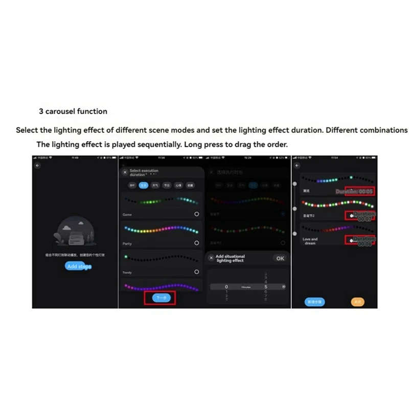 Daily LED Controller 44 Keys Bluetooth Voice-Activated Intelligent Dimming Color Temperature Strip Light Controller