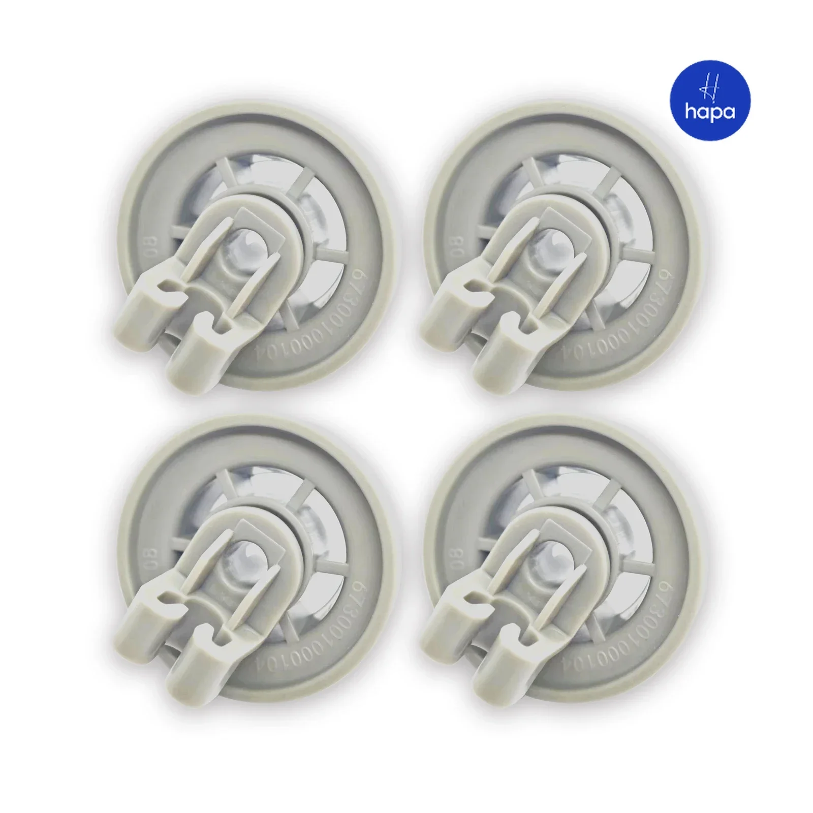 4pcs Dishwasher Rack Wheel for Bosch, Siemens, and Neff Dishwashers - Compatible Dishwasher Rack Tires and Spare Parts