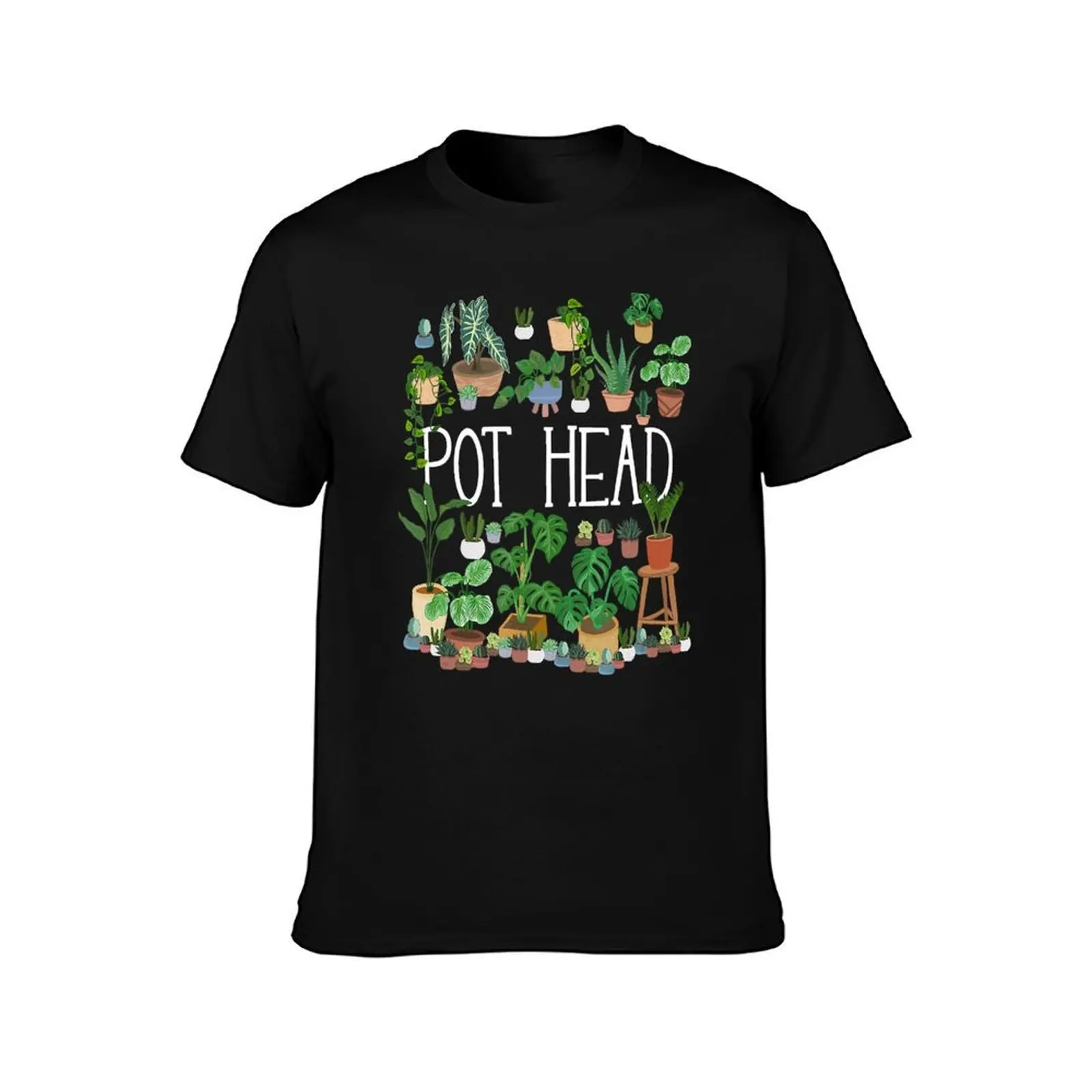 Gardening Potted Plant Lover Pot Head Gardener Garden T-Shirt t shirts for man graphic tees T-Shirt