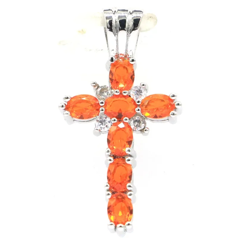 

Buy 5 Get 1 Free 925 Solid Sterling Silver Pendant 2.5g Customized Orange Spessartine Garnet Peridot Tourmaline White Sapphire