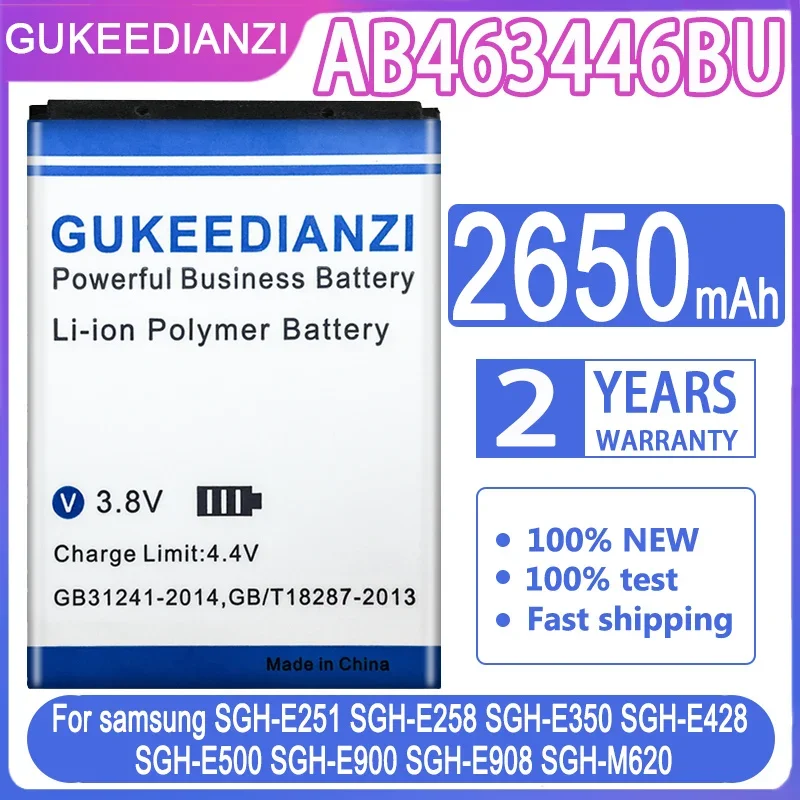 Battery For Samsung SGH-E251 SGH-i900 SGH-i908 SM-J110M J110F J110H/T759 W689/W559 S5620I/Win i8552/X828 D830 D838 Batteria