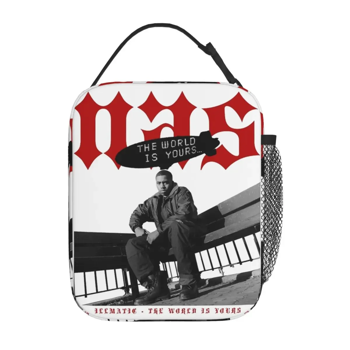 NAS The  Is Yours Tour Thermal Insulated Lunch Bag for Picnic Rapper Illmatic Portable Food Container Bags Thermal Food Box