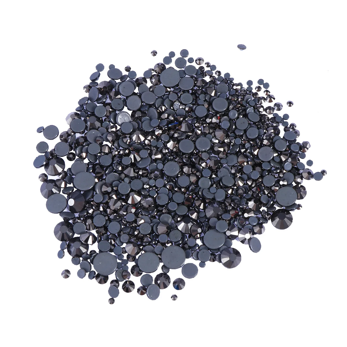 

1000Pcs Mixed Size Flat Back Crystal Glass Beads Durable Sturdy DIY Jewelry Beads for Necklace Earrings Decorative Beading Kits