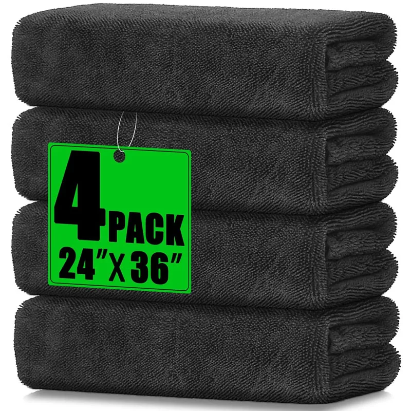 1/4PCS Microfiber Twist Car Wash Towel Professional Car Cleaning Drying Cloth Towels for Cars Washing Polishing Waxing Detailing