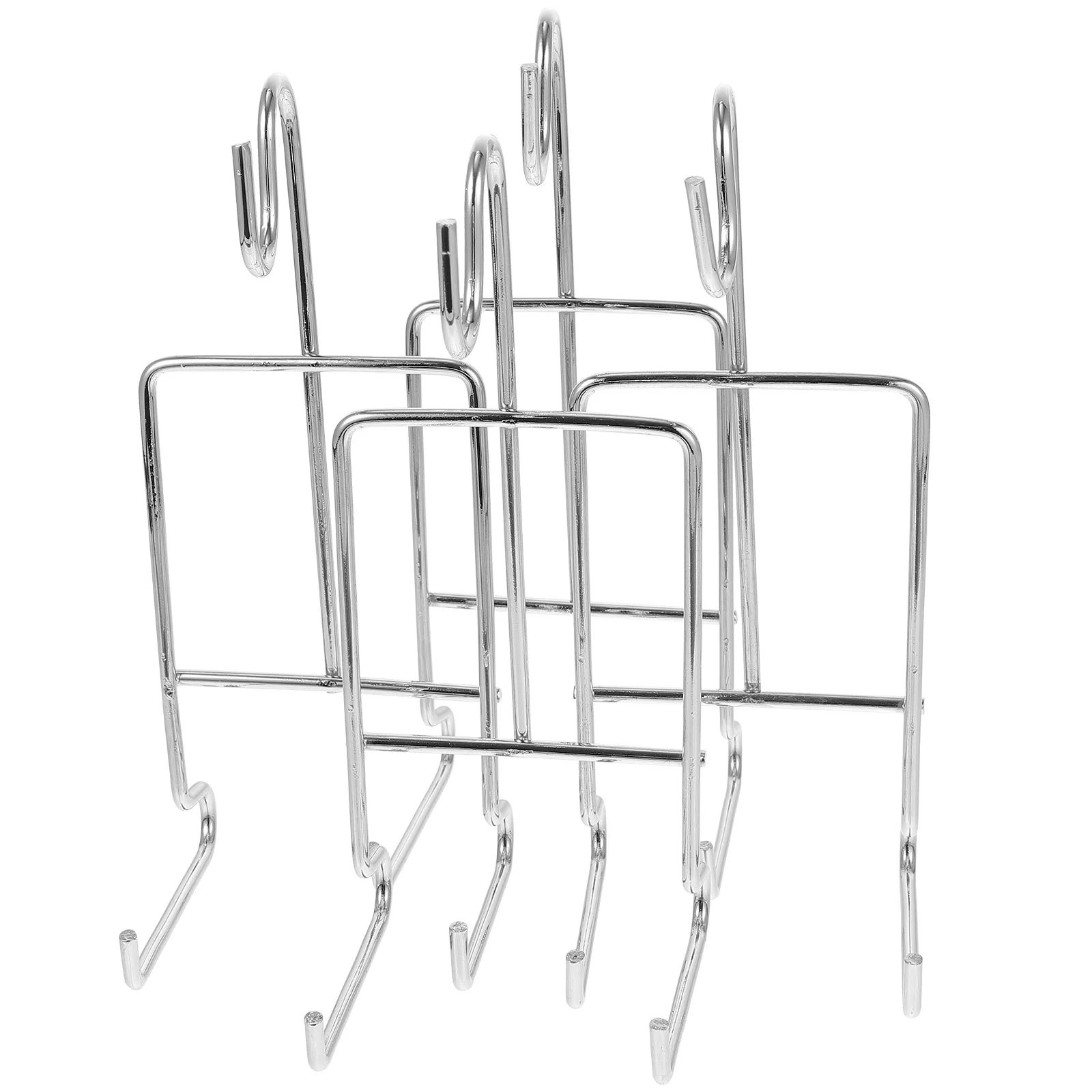 

4Pcs Coffee Mug Display Rack Metal Stand Tea Cup Saucer Holder Multipurpose Organizer Shelf Suitable for Home Office