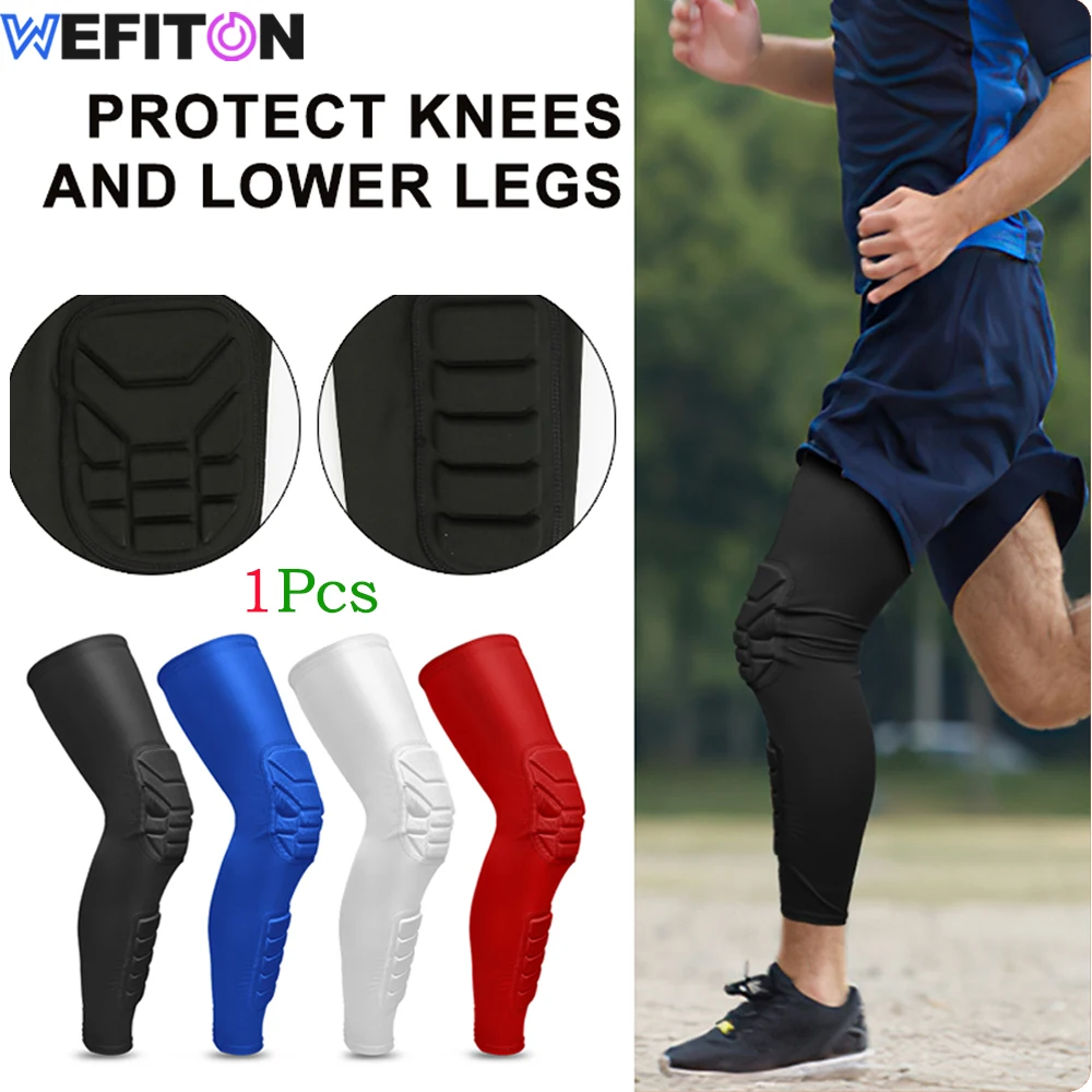 1Pcs Honeycomb Knee Compression Sleeves Basketball Knee Pad Leg Sleeve Sports Adult Knee Brace Support Leg Sleeve Knee Protector