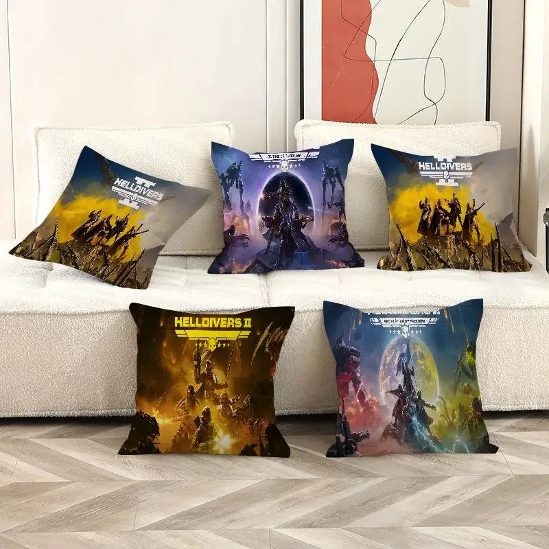 H-Helldiver S 2 pillow cover sofa cushion cover home room decoration children gift