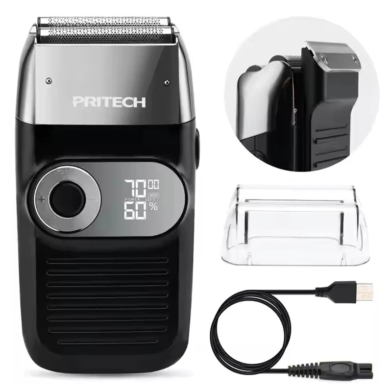 

Xiaomi PRITECH LCD Display Cordless Portable USB Rechargeable Balding Hair Trimmer And Electric Shaver For Men RSM-1699