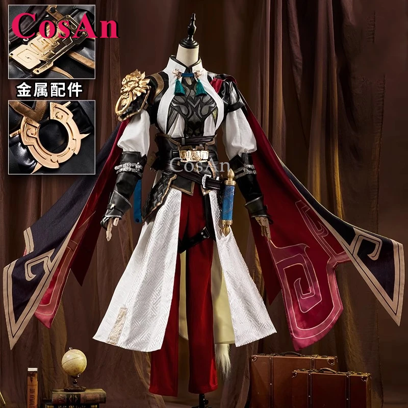 

CosAn Anime Game Honkai: Star Rail Jing Yuan Cosplay Costumes Full Set Fashion Uniforms Halloween Party Role Play Clothing New