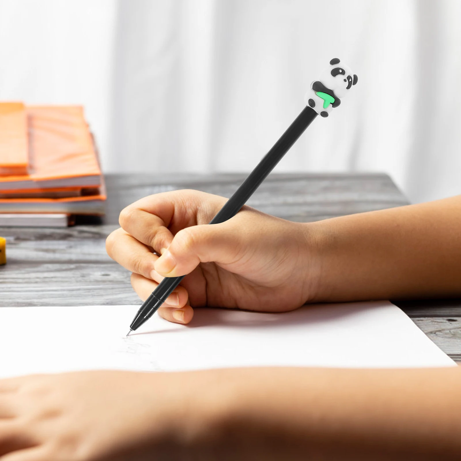 

Creative Cartoon Panda Gel Pens 12pcs Pens Compact Signature Pens For Kids Students Neutral Pen
