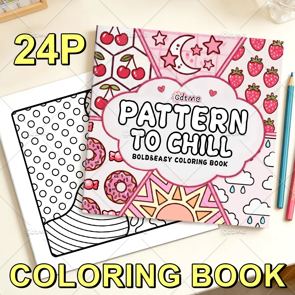 Livro de Colorir para Adultos  - Food Y Snacks Coloring Book avaliação e preço