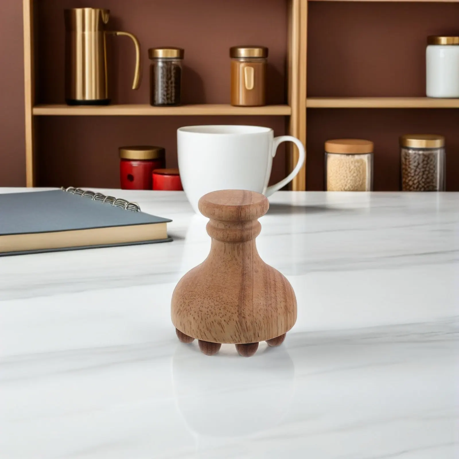 

Деревянная массажная щетка, натуральный массажер для живота, для глубокой стимуляции меридианов, инструмент гуаша для тела, ног, спины, талии, головы