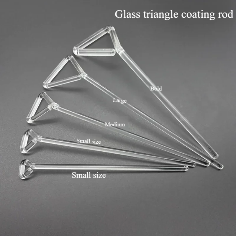 10PCS Glass triangular coating rod L rod large medium small petri dish coating rod cell push rod