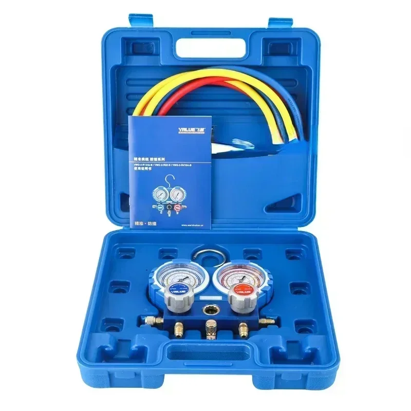 Fluoride Pressure Gauge VMG-2-R22-B Household Air Conditioning Snow Type Gauge Refrigerant Tube