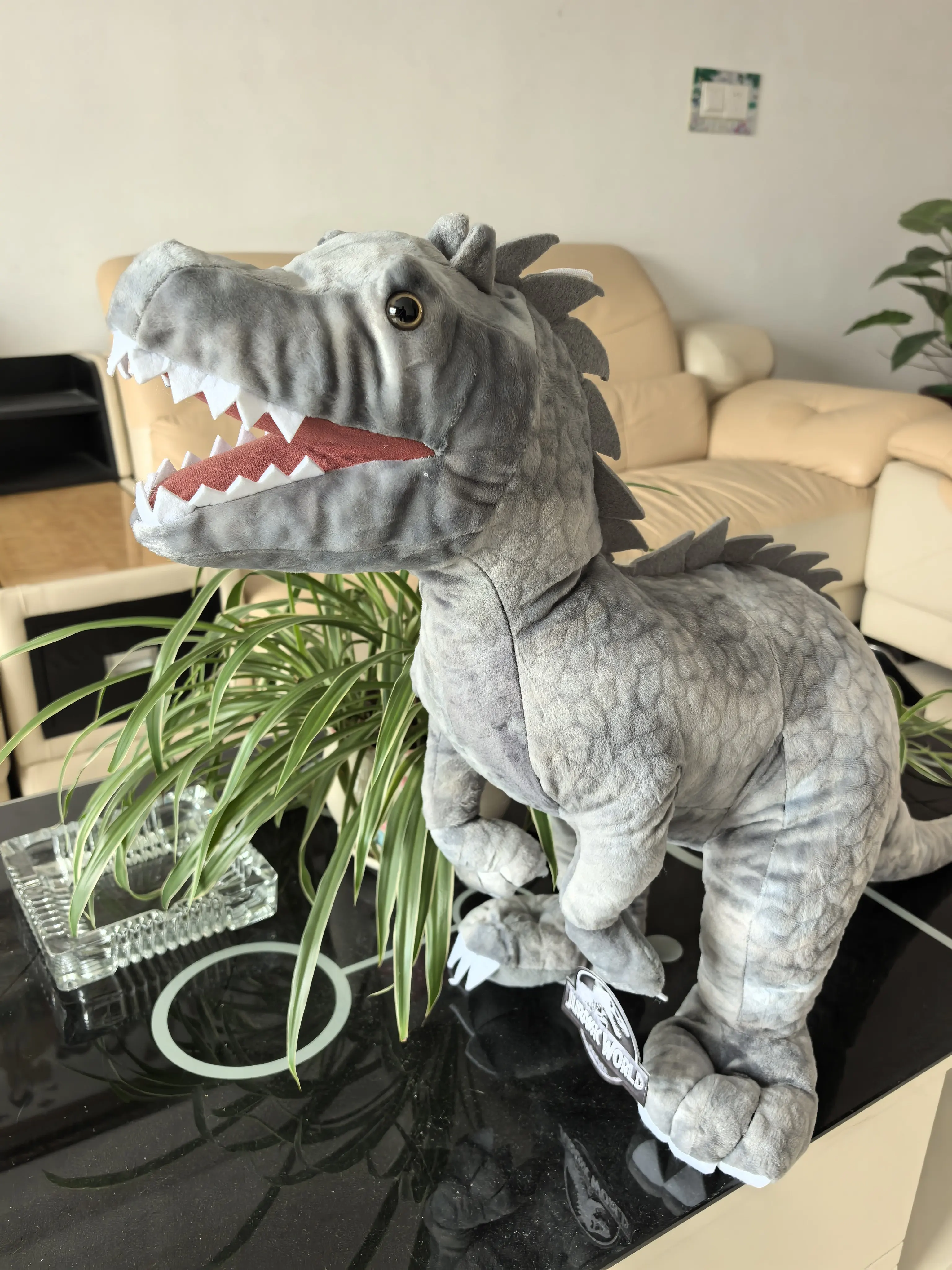 

80 см гигантский тираннозавр Рекс плюшевая игрушка динозавр Юрского периода мягкая милая кукла для детей подарок на день рождения украшение дома