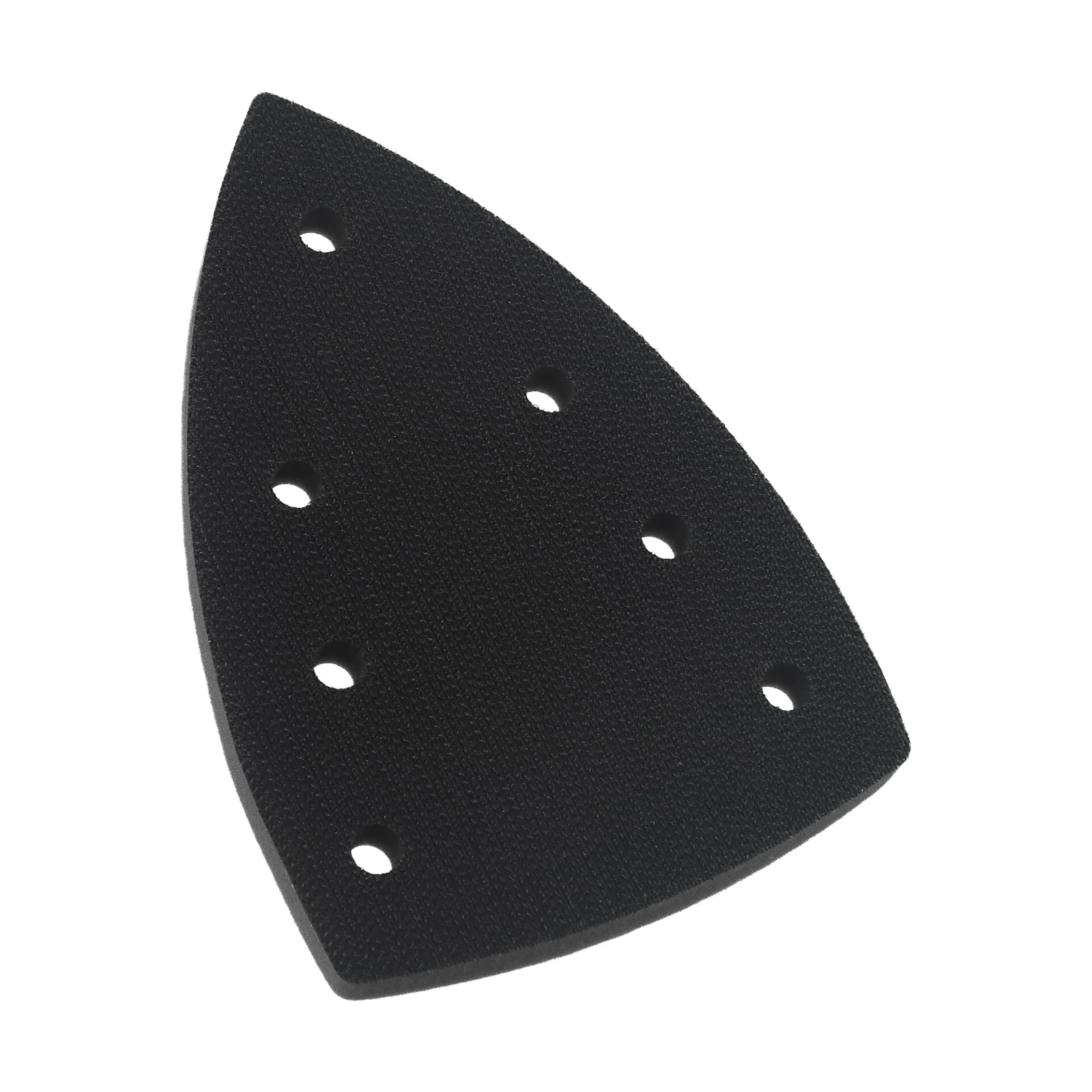1pc platorello abrasivo Hook And Loop tamponi abrasivi triangolari 7 fori tampone di supporto per carta vetrata tampone di fissaggio per levigatrice utensili elettrici