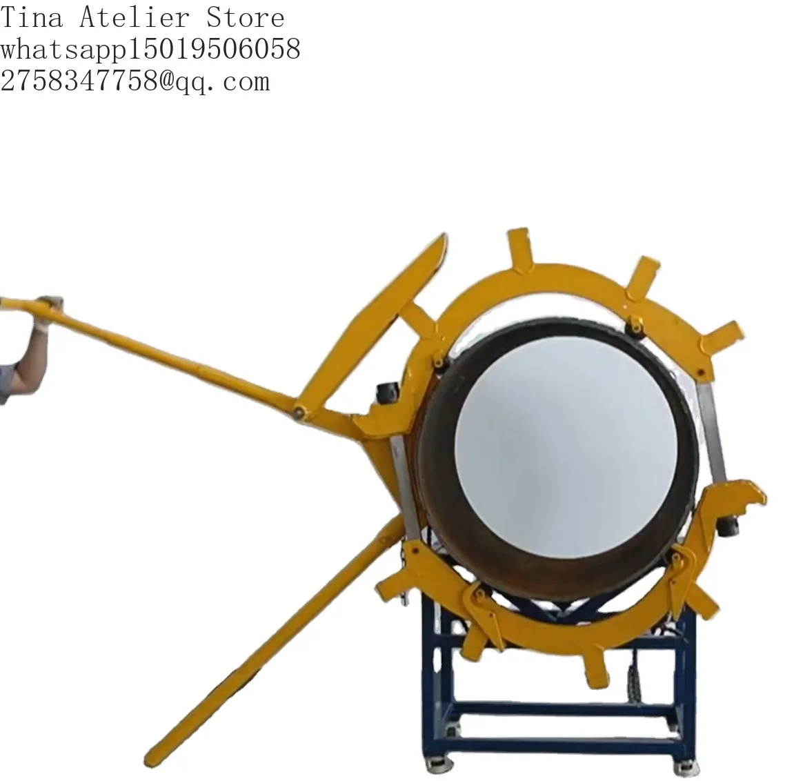Tiger King Industrial Grade Large Diameter Heavy Dut=y Manual Explosion-Proof Rotary Cold Cutter Pipe Cutter H30S OBM Oil Ga=s