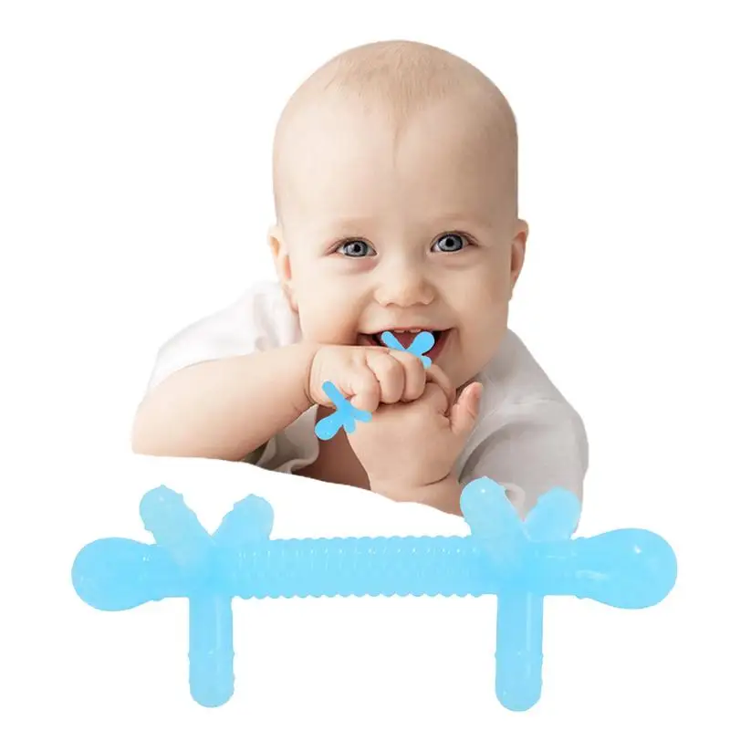 Silicone Teething Toys For Babies Teething Toys For 0-6 Months Silicone Teething Toys For 6-12 Months Anti-swallow Design